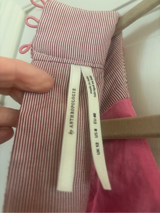 Anthropologie Dresses & Skirts - Anthropologie Red and White Pinstripe Sleeveless Top